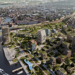 Spoorzone Dordrecht door Mecanoo (bron: Gemeente Dordrecht)