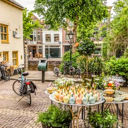 Pleintje aan het water in Alkmaar door Maekfoto (bron: Shutterstock)