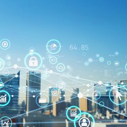 Smart city and communication network concept door metamorworks (bron: Shutterstock)