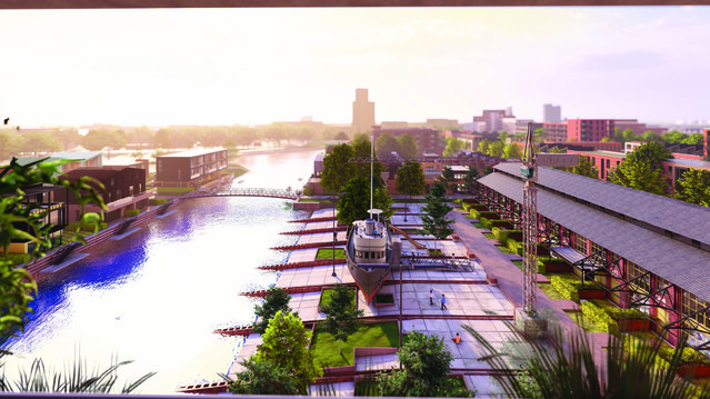 Meppel deelproject Scheepswerf-Kop van Noordpoort  (2) door gemeente Meppel (bron: gemeente Meppel)