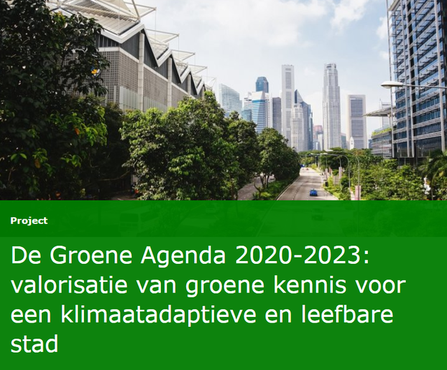 De Groene Agenda 2020-2023 door Joop Spijker (bron: wur.nl)