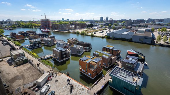 Overzichtsfoto Schoonschip Amsterdam door Isabel Nabuurs (bron: isabelnabuurs.nl)