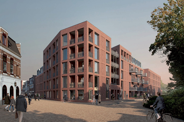 Impressie appartementen aan de Havenstraat door architectenbureau De Zwarte Hond (bron: architectenbureau De Zwarte Hond)