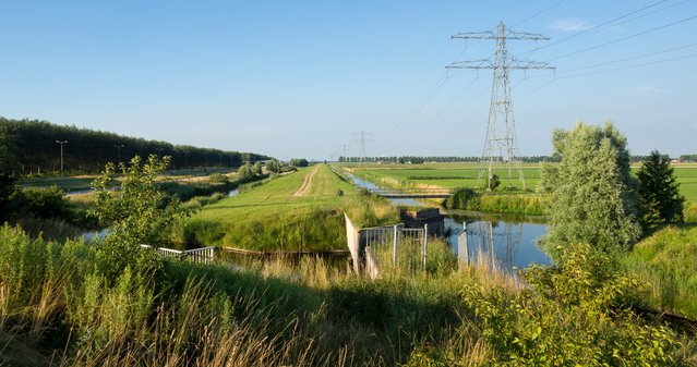 Polderlandschap in Haarlemmermeer door De Jongh Photography (bron: Shutterstock)