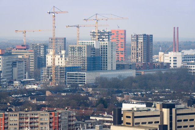 Strijp S aanbouw Eindhoven door Mitchell van Eijk (bron: Park Beheer Strijp)