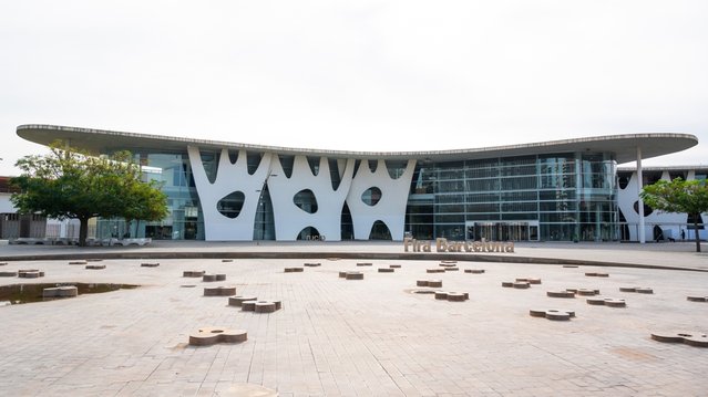 De beurslocatie in Barcelona door Miguel Guasch (bron: Shutterstock)