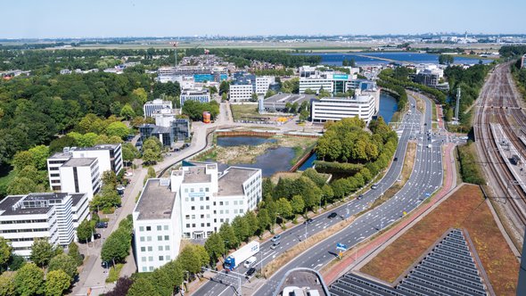 Stationsomgeving, Hoofddorp door Nico Boink (bron: nul20.nl)