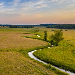 Het kronkelende riviertje Koningsdiep door Rudmer Zwerver (bron: Shutterstock)