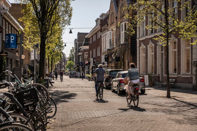 Fietsers in Eindhoven door Lea Rae (bron: Shutterstock)