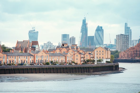 London Docklands door Levranii (bron: Shutterstock)