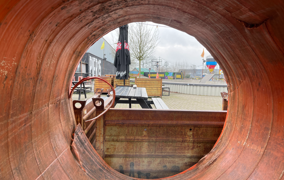 Skate- en cultuurplek Pier15 op de kop van de Veilingkade, Breda door Denise Vrolijk (bron: Denise Vrolijk)