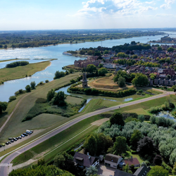 Gorinchem, een van de locaties van het Erfgoed Deal-project Linielandschap Waaldijk door Manon Munnix (bron: RCE)