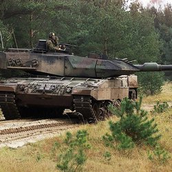 Tankbataljon nam deel aan de oefening op de veluw door Staffotografen Directie Voorlichting Ministerie van Defensie (bron: Wikipedia Commons)