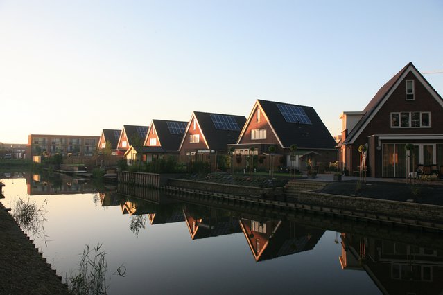 stad van de zon huizen door Gemeente Heerhugowaard