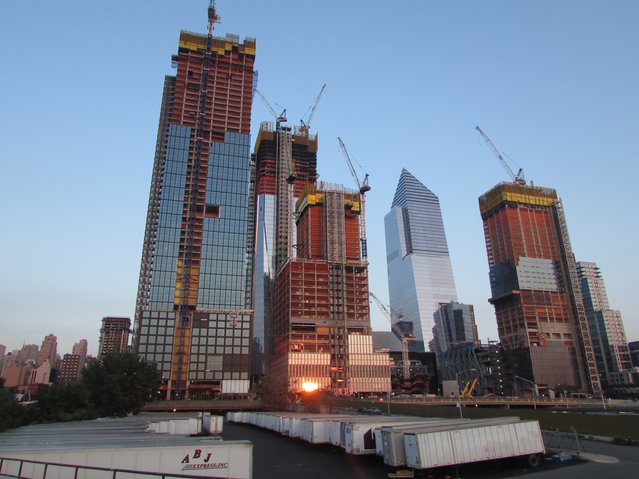 ‘Hudson Yards, New York, in 2017. Fotograaf: Céline Janssen