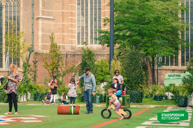 Pop-up park Rotterdam - Marcel Ijzerman