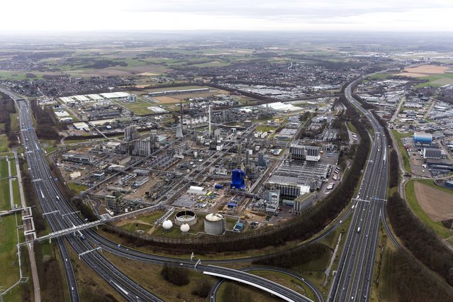 Chemische fabriek in Geleen door Aerovista Luchtfotografie (bron: Shutterstock)