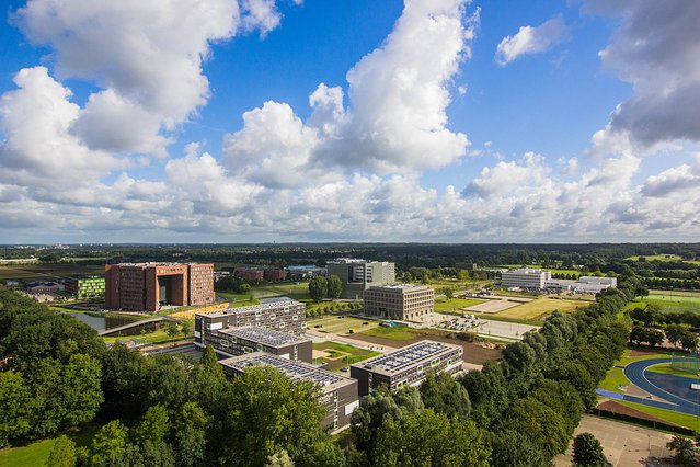 Wageningen Campus door Van Gooien (bron: Wikimedia Commons)