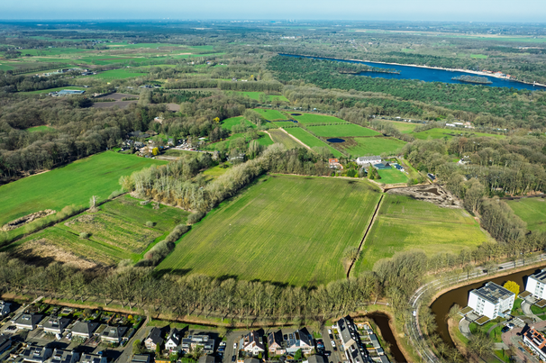 Luchtfoto bouwlocatie Vught door Heijmans (bron: Heijmans)