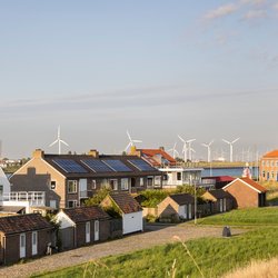 Vlissingen met windmolens door Lea Rae (bron: Shutterstock)
