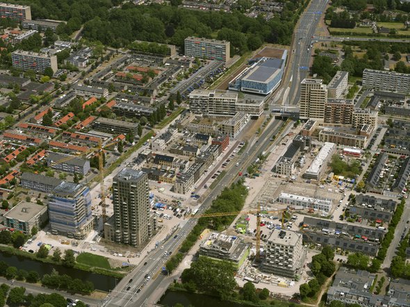 Hogekwartier Amersfoort door KCAP/beeld: Your Captain Luchtfotografie (bron: kcap.eu)