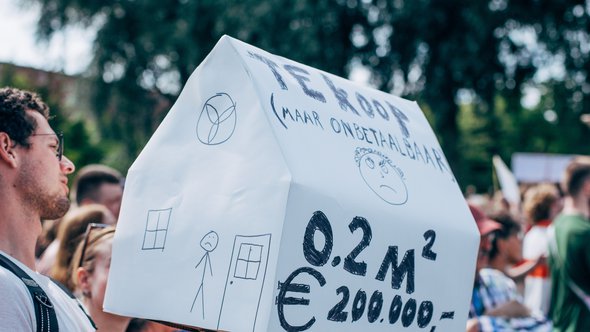 Woningbouw protest 2021 door Etreeg (bron: Shutterstock)