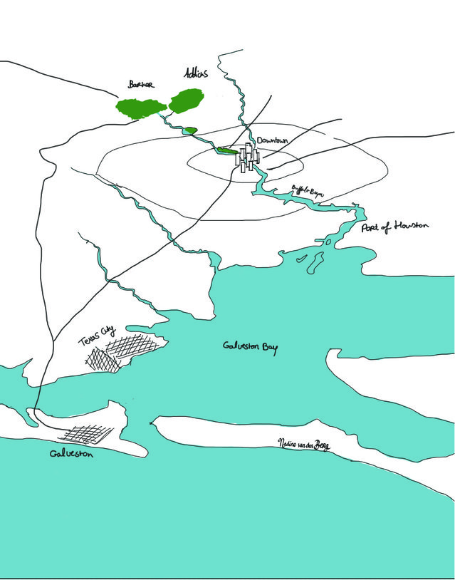 Greater Houston door Nadine van den Berg (bron: Van den Berg, N. (2021))