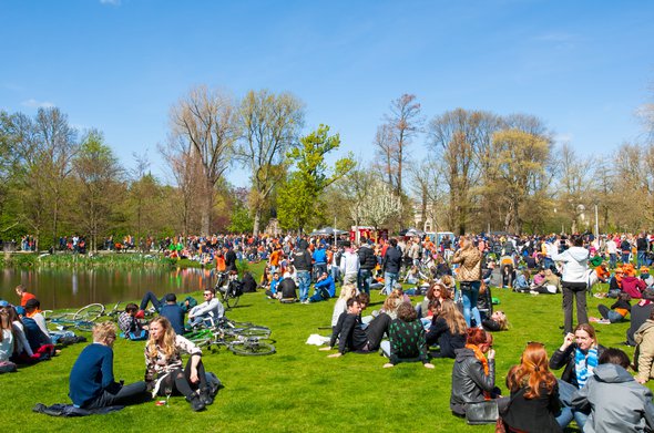 Het Vondelpark in Amsterdam door lornet (bron: Shutterstock)