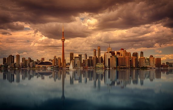 Zonsondergang Toronto door jplenio (bron: pixabay.com)
