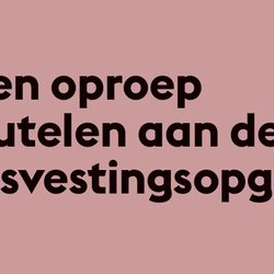 open oproep sleutelen aan de huisvesting