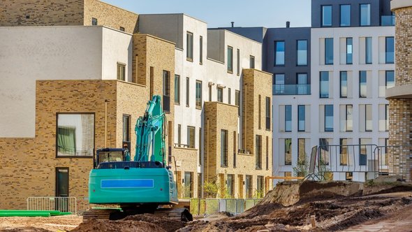 Bouw van moderne gezinswoningen in Zutphen door Martin Bergsma (bron: Shutterstock)