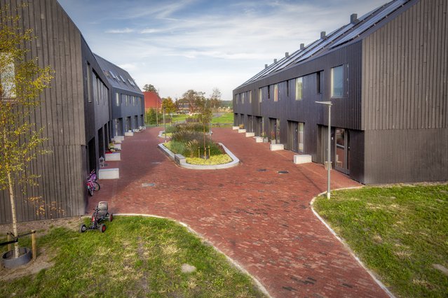 Hofje in Meerstad, Groningen. door Ard Bodewes (bron: Bureau Meerstad)