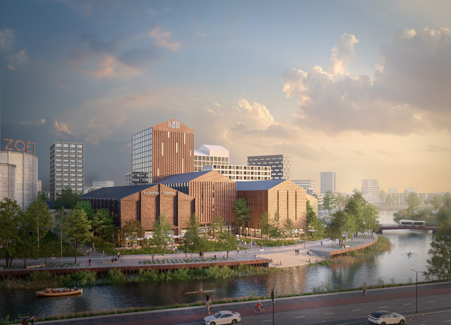 De voormalige Suikerfabriek als nieuw stedelijk gebouw in ’t Zoet. door gemeente Breda (bron: gemeente Breda)