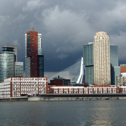 Skyline Rotterdam 6/11/18 door Hans Griep (bron: Flickr)