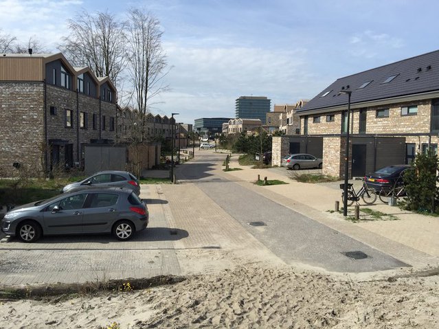 Straat in Almere Duin door Maarten Janssen (bron: Amvest)