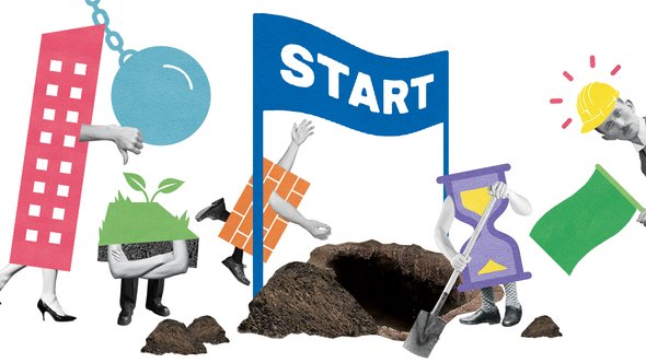 Illustratie Start door Esther Dijkstra (bron: Esther Dijkstra)