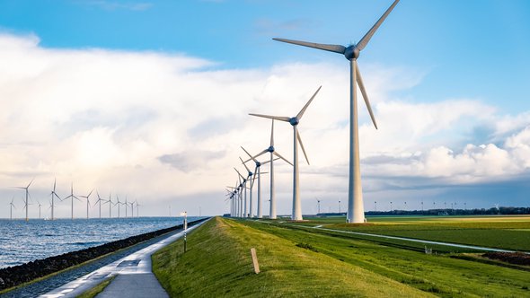 Windmolenpark Nederland door Fokke Baarssen (bron: shutterstock.com)