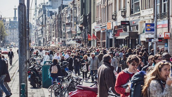 Amsterdam massa tourisme pixabay license