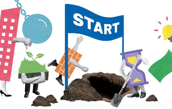 Illustratie Start door Esther Dijkstra (bron: Esther Dijkstra)