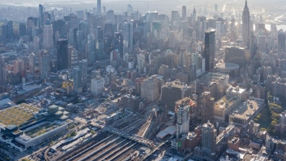 Far West Side voorafgaand aan de bouw van Hudson Yards door Iwan Baan (bron: iwan.com)