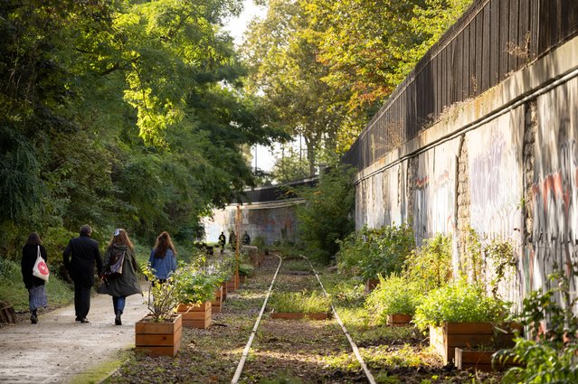 Petite Ceinture Paris door Jean-Baptiste Gurliat (bron: Blauwdruk)