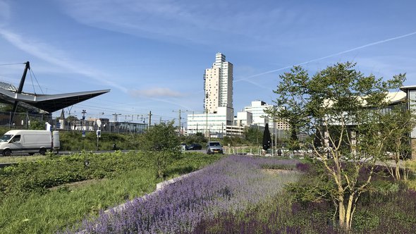 Stationsgebied Tilburg door Hans Büchi (bron: Hans Büchi)