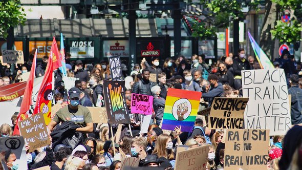 Black Lives Matter protest - Pixabay door PDBVerlag (bron: Pixabay)