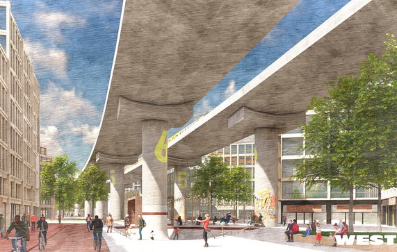 Render door West 8 (bron: gemeente Ouder-Amstel)