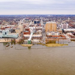 Davenport Iowa in 2019 door Real Window Creative (bron: Shutterstock)