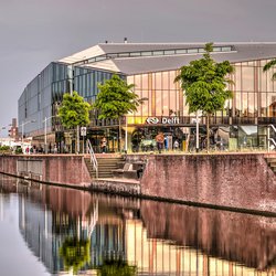 Station Delft vanaf het centrum door Frans Blok (bron: shutterstock.com)