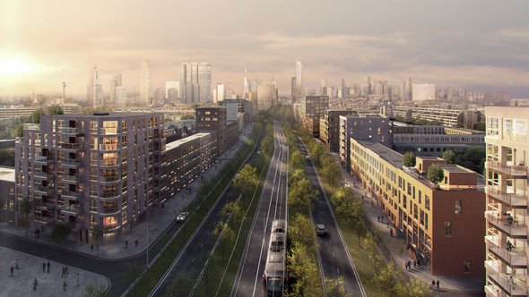 Parkstad Rotterdam - render