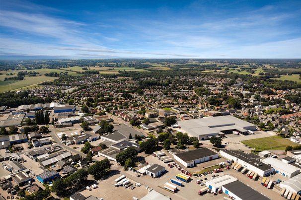 Luchtfoto van Zelhem, Gelderland door KiwiK (bron: Shutterstock)
