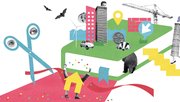 Illustration of the 2024 Environment Law by Esther Dijkstra (Source: Gebiedsontwikkeling.nu)