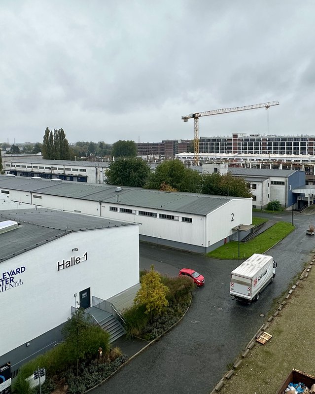 Uitzicht op de hallen door Kees de Graaf (bron: Gebiedsontwikkeling.nu)